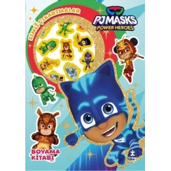 Pjmasks Power Heroes - Star Simli Çıkartmalı Boyama Kitabı