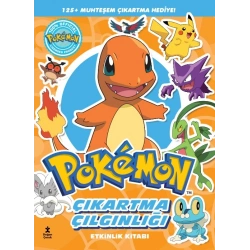Pokemon - Charmander Çıkartma Çılgınlığı Etkinlik Kitabı