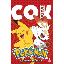 Pokemon Çok Boya Çıkartmalı Dev Boyama Kitabı