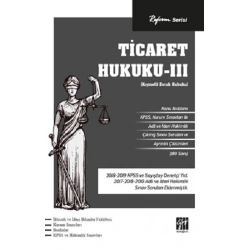 Reform Serisi Ticaret Hukuku - III (Kıymetli Evrak Hukuku)