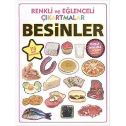 Renkli ve Eğlenceli Çıkartmalar - Besinler (Food)