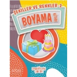 Şekiller ve Renkler 2 Boyama Kitabı