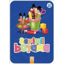 Sevimli Boyama (Lacivert)