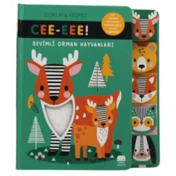 Sevimli Orman Hayvanları/ CE-EEEE! Dokun & Keşfet (Ciltli)