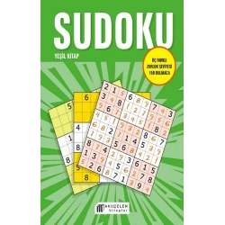Sudoku Yeşil Kitap - Üç Farklı Zorluk Seviyesi  159 Bulmaca