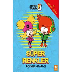 Süper Renkler Boyama Kitabı - 3- Süper 1 Takım