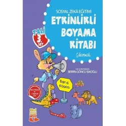 Tali 3.Set Etkinlikli Boyama Kitabı (Çıkartmalı)