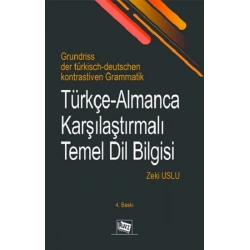 Türkçe-Almanca Karşılaştırmalı Temel Dilbilgisi