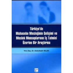 Türkiye’de Muhasebe Mesleğinin Gelişimi ve Meslek Mensuplarının İş Tatmini Üzerine Bir Araştırma