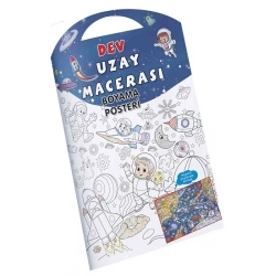 Uzay Macerası Dev Boyama Posteri