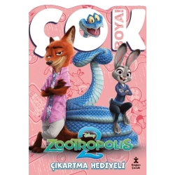 Zootropolis 2: Çok Boya! - Çıkartmalı Dev Boyama Kitabı