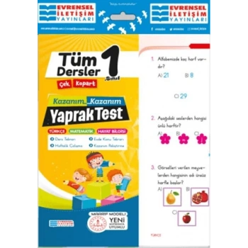 1. Sınıf Tüm Dersler Yaprak Test