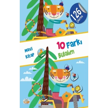 10 Farkı Bulalım - Mavi Kitap