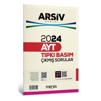 2024 AYT ARŞİV SERİSİ Tıpkı Basım Çıkmış Sorular Tamamı Video Çözümlü