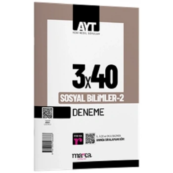 2025 AYT Sosyal Bilimler-2 3x40 Deneme