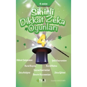 4. Seviye - Sihirli Dikkat Zeka Oyunları 4 (İlkokul)