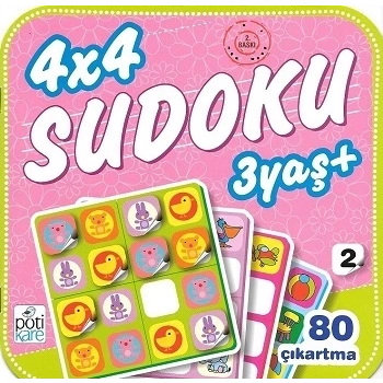 4 x 4 Sudoku – 2 (3 Yaş +)
