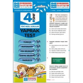 4.Sınıf Tüm Dersler YaprakTestler