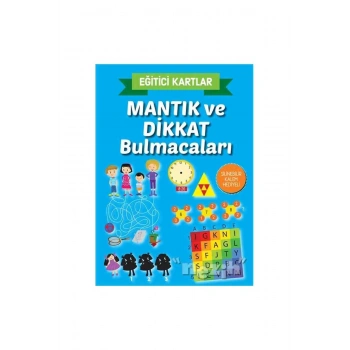 Eğitici Kartlar Mantık ve Dikkat Bulmacaları