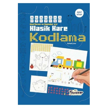 Klasik Kare Kodlama Mavi Kitap