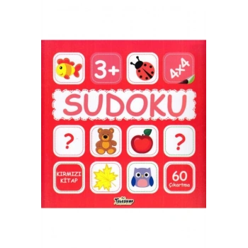 Sudoku 4X4 Kırmızı Kitap