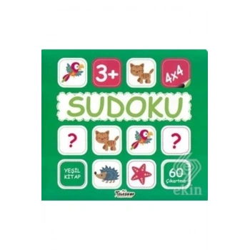 Sudoku 4X4 Yeşil Kitap