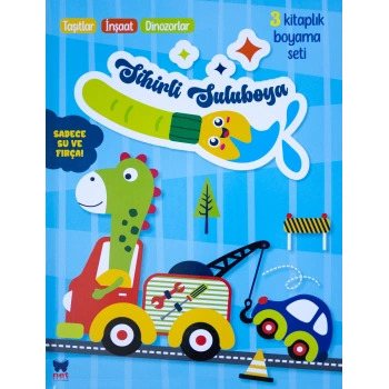 Sihirli Suluboya Seti - Mavi - Ciltli