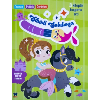 Sihirli Suluboya Seti - Yeşil - Ciltli