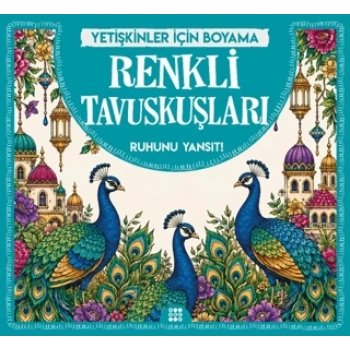 Renkli Tavuskuşları & Yetişkinler için Boyama