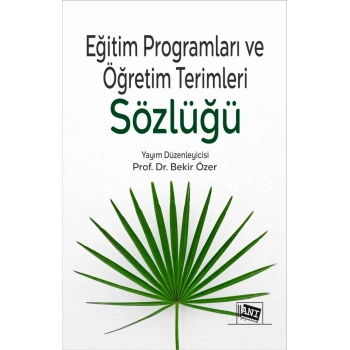 Eğitim Programları ve Öğretim Terimleri Sözlüğü