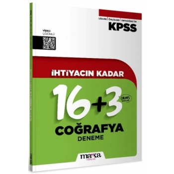 KPSS İhtiyacın Kadar Coğrafya 16+3 Deneme