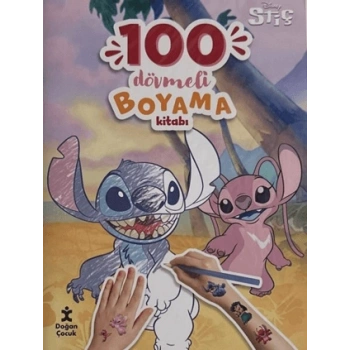 Disney Stitch - 100 Dövmeli Boyama Kitabı