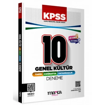 KPSS Genel Kültür 10lu Deneme Tamamı Video Çözümlü (Vatandaşlık - Coğrafya - Tarih)