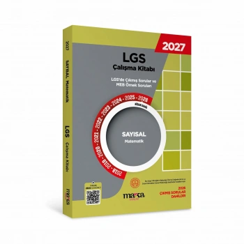 2027 MEB LGS Sayısal Matematik Çalışma Kitabı Çıkmış Sorular ve Örnek Sorular Video Çözümlü