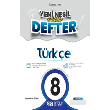 8. Sınıf Türkçe Yeni Nesil Nitelikli Defter