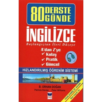 80 Günde 80 Derste İngilizce Başlangıçtan İleri Düzeye (Hızlandırılmış Öğrenim Sistemi)
