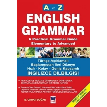 A to Z English Grammar Adan Zye İngilizce Dilbilgisi