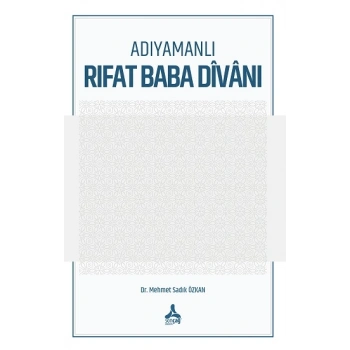 Adıyamanlı Rıfat Baba Divanı