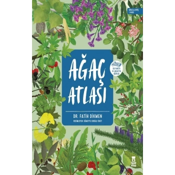 Ağaç Atlası (Ciltli- Dünya Haritası ve Çikartma Hediyeli)