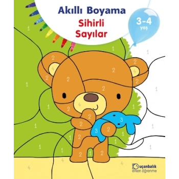 Akıllı Boyama Sihirli Sayılar 3-4 Yaş