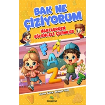 Bak Ne Çiziyorum - Harflerden Eğlenceli Çizimler