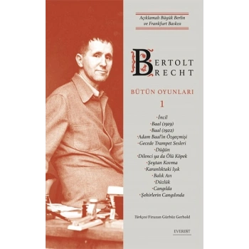 Bertolt Brecht Bütün Oyunları 1