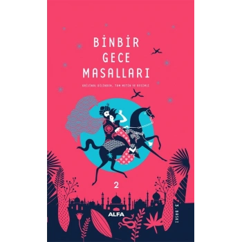 Binbirgece Masalları -2 Tam Metin Resimli (Ciltli)