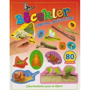 Böcekler-Çıkartma ve Aktivite Kitabı