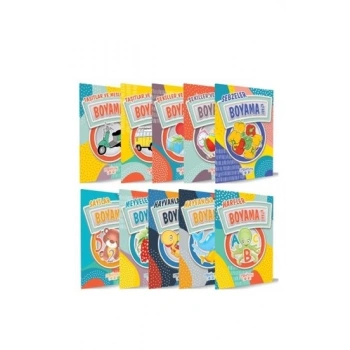 Boyama Kitapları (10 Kitap Takım)