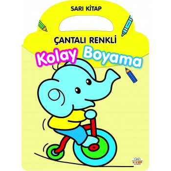 Çantalı Renkli Kolay Boyama - Sarı Kitap