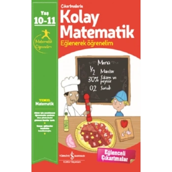 Çıkartmalarla Kolay Matematik 10-11 Yaş
