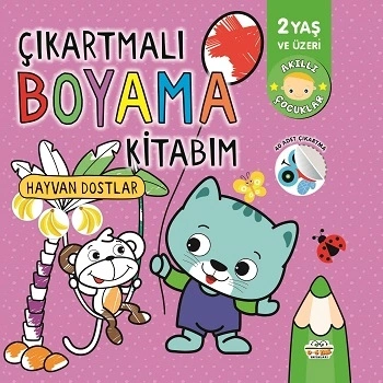 Çıkartmalı Boyama Kitabım-Hayvan Dostlar