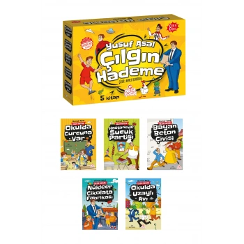 Çılgın Hademe Seti(5 Kitap+Soru Kitapçığı)
