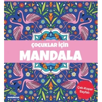 Çocuklar İçin Mandala - Lacivert